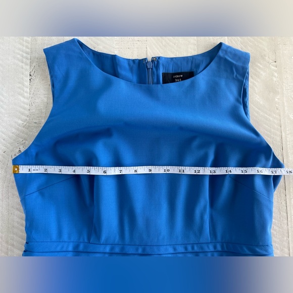J Crew 365 Sleeveless Sheath Dress in Elegant Blue NWT size 8 - Picture 5 of 9